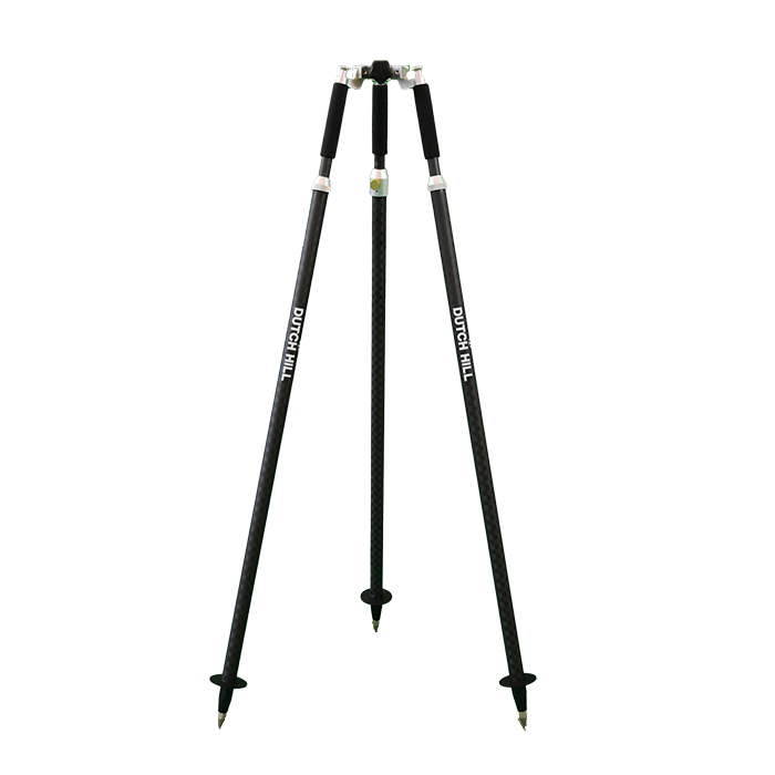 All carbon fiber tripod for poles and antenna