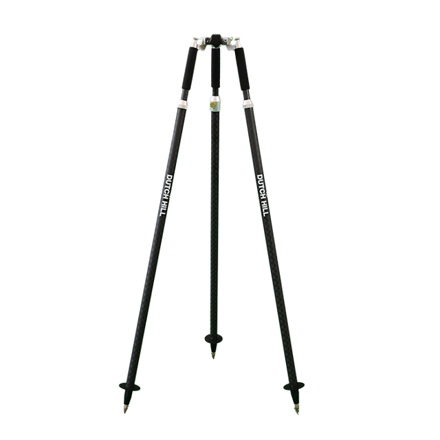 All carbon fiber tripod for poles and antenna